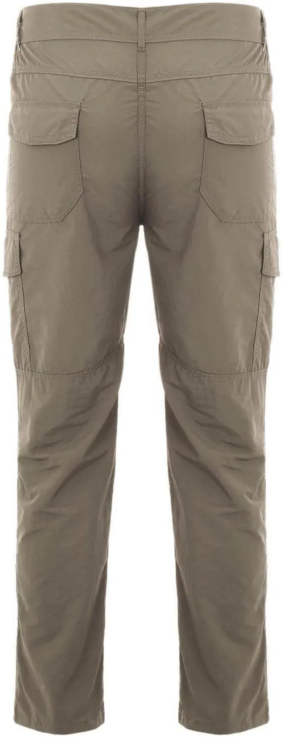 Mens Multi-Pocket Cargo Pants Cotton Simple Solid Color Leisure High Street Elastic Lace Outdoor Hiking Work