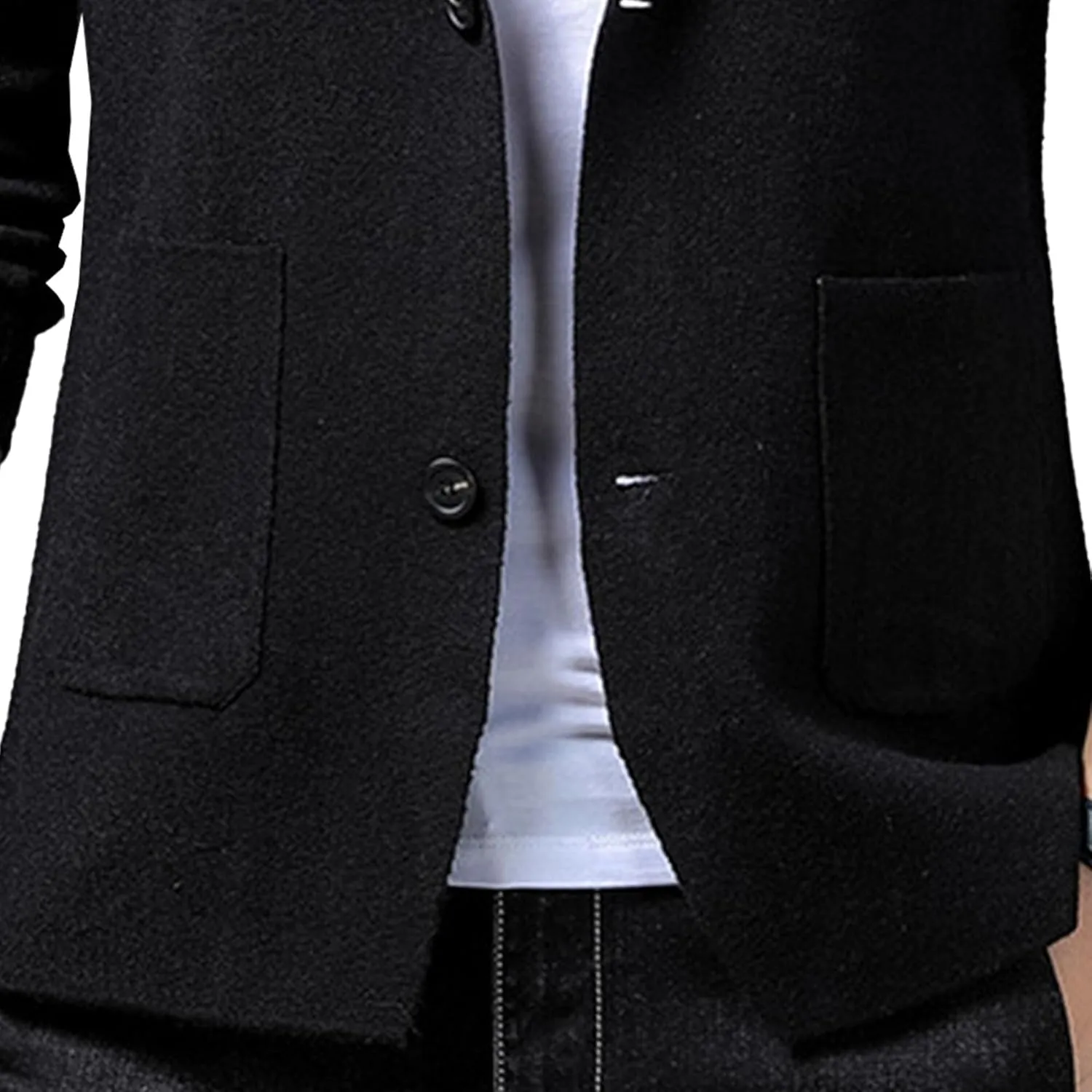 Mens Notched Lapel Cotton Cardigan Casual Knitted Comfor Clothes Coat Button Down Sweater Blazer Pockets