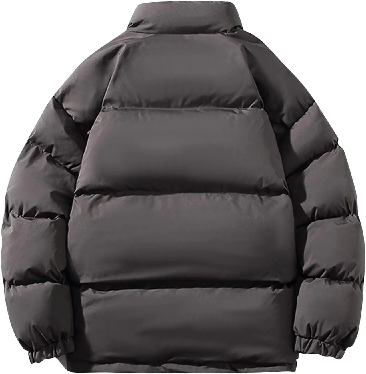 Men's Packable Puffer Jacket Coat Warm Jacket Fleece Lined Thicken Insulated Windproof Down Outwear Jackets, M-5XL