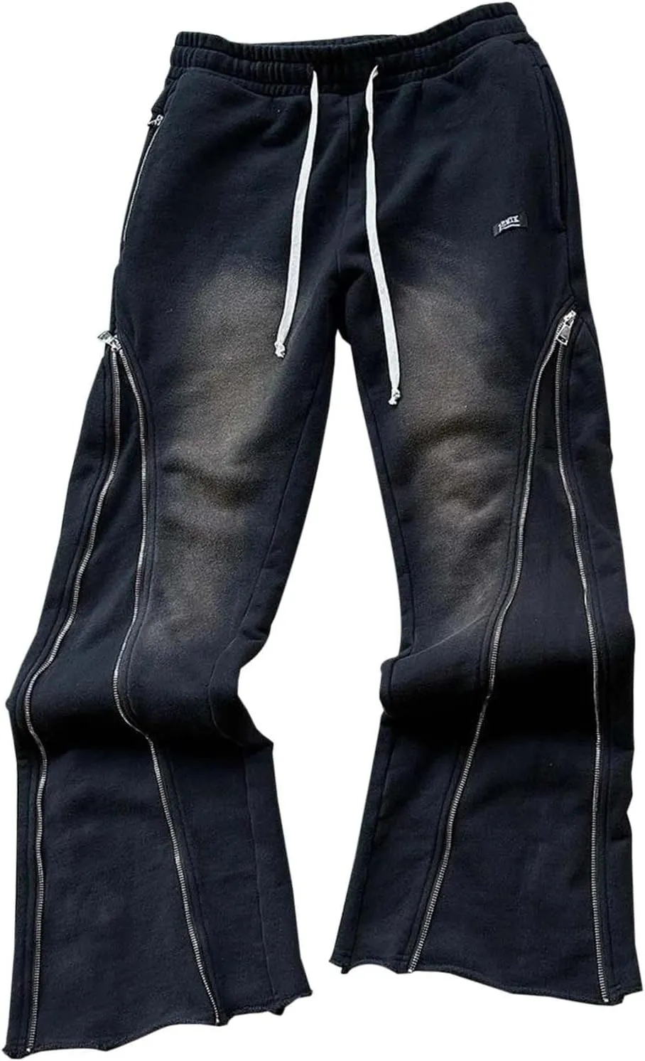 Mens Sweatpants Open Bottom Linen Beach Gym Stretch Business Outfits Athletic Resort Wear Yoga Sport Basketball