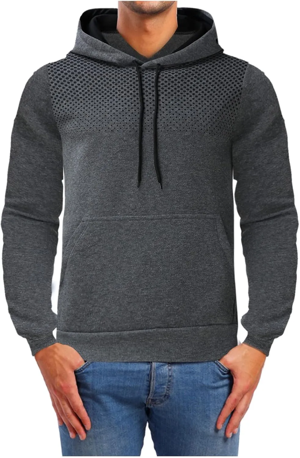 Men's Sweatsuits Track Suits Mens Full-Zip Sweatshirts Jogger Sweatpants Warm Sports Suit Gym Training Wear