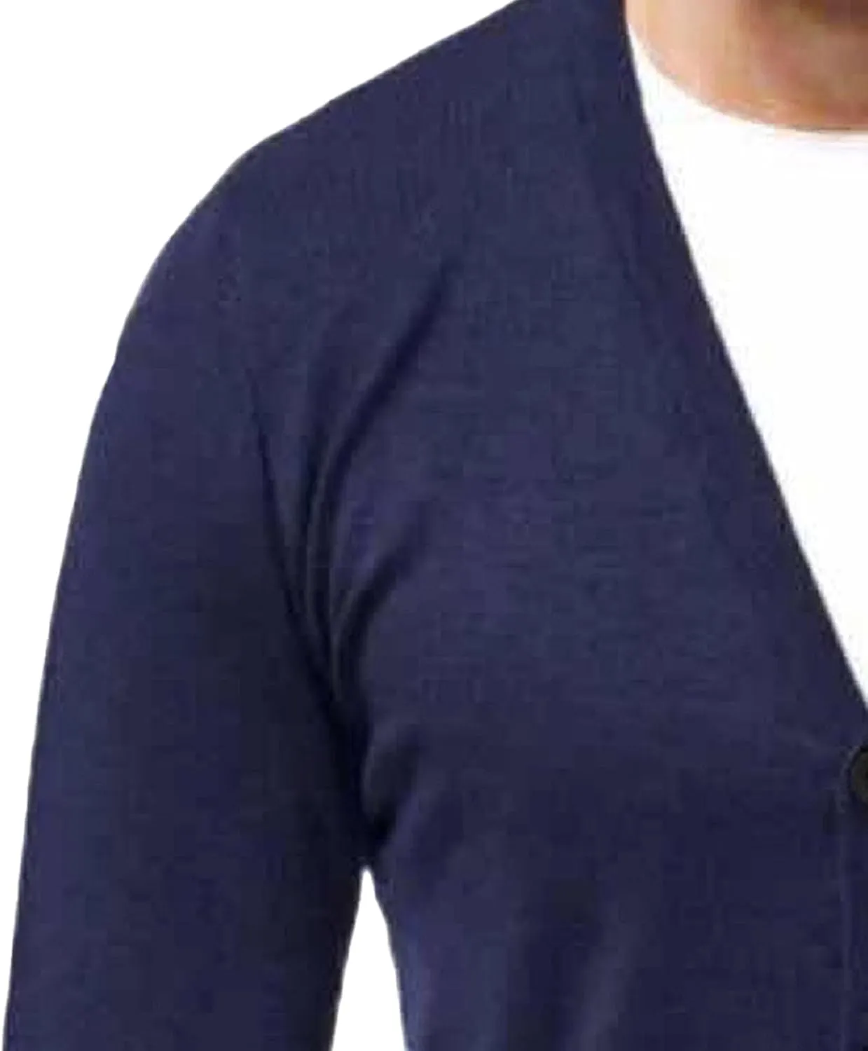 Men's V Neck Casual Lightweight Cardigan Soft Long Sleeve Sweaters Pocket Button Down Knitted Open Sweater