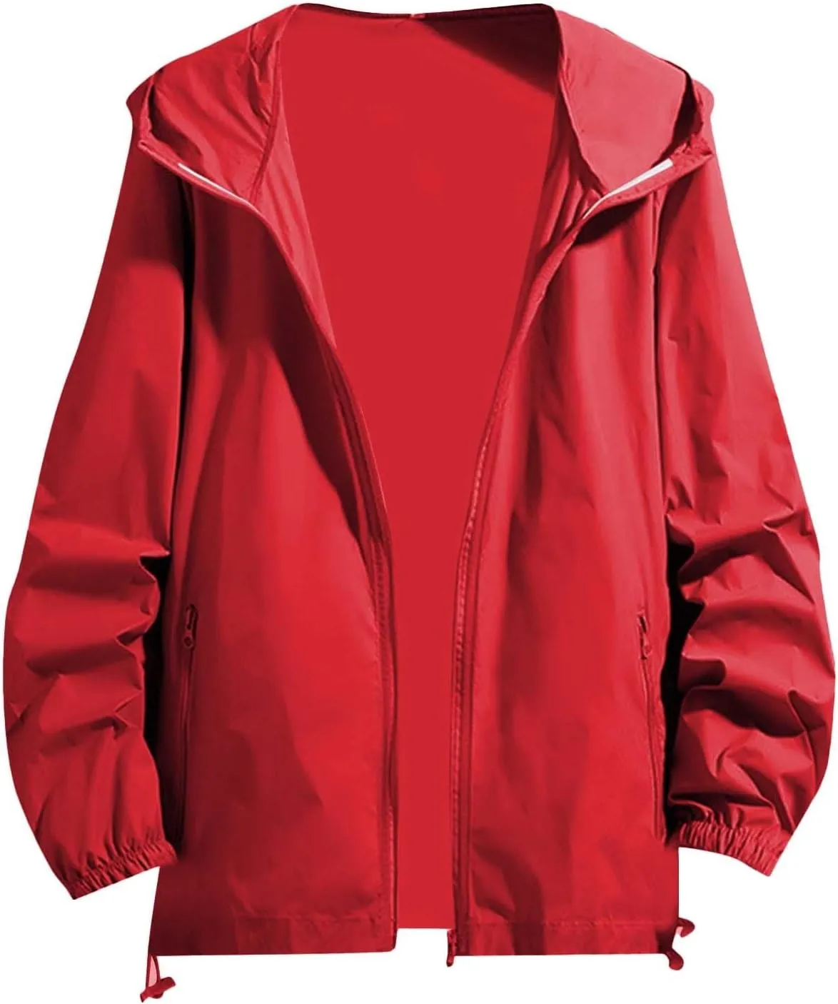 MIDOO Lightweight Jackets for Men Hoodie Casual Full Zip Long Sleeve Hooded Sweatshirt Athletic Sports Hiking Jacket Coats
