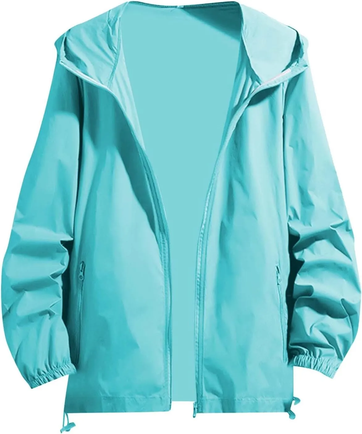 MIDOO Lightweight Jackets for Men Hoodie Casual Full Zip Long Sleeve Hooded Sweatshirt Athletic Sports Hiking Jacket Coats