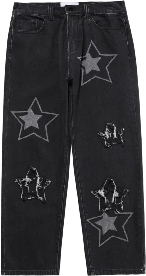 MIDOO Mens Jeans Slim Fit Wide Leg Casual Straight Leg Jeans Trend Fashion Denim Pants Low Rise Skinny Jean Trousers