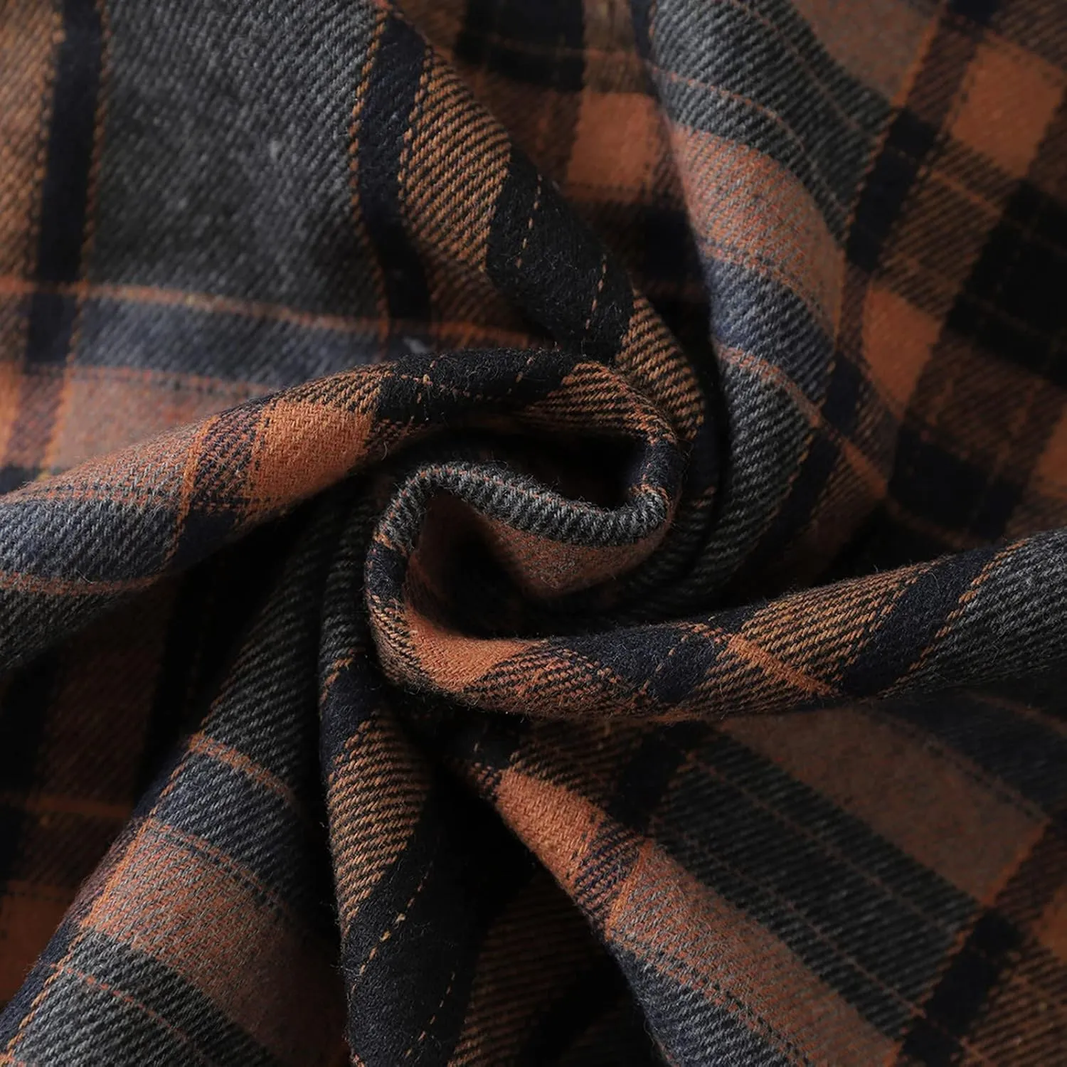 Muscularfit Mens Lined Flannel Shirt Jacket Regular Fit Long Sleeve Button Down Shacket Jackets Casual Coats Loose Outwear