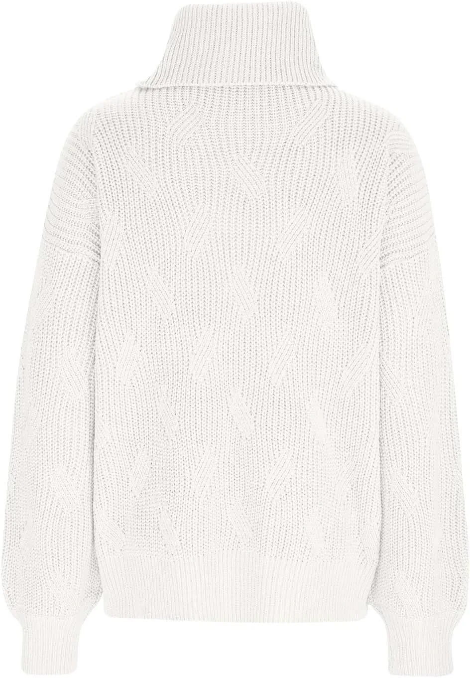 Oversized Turtleneck Sweaters for Women Casual Loose Chunky Knitted Pullovers Winter Fashion High Neck Sweater Tops