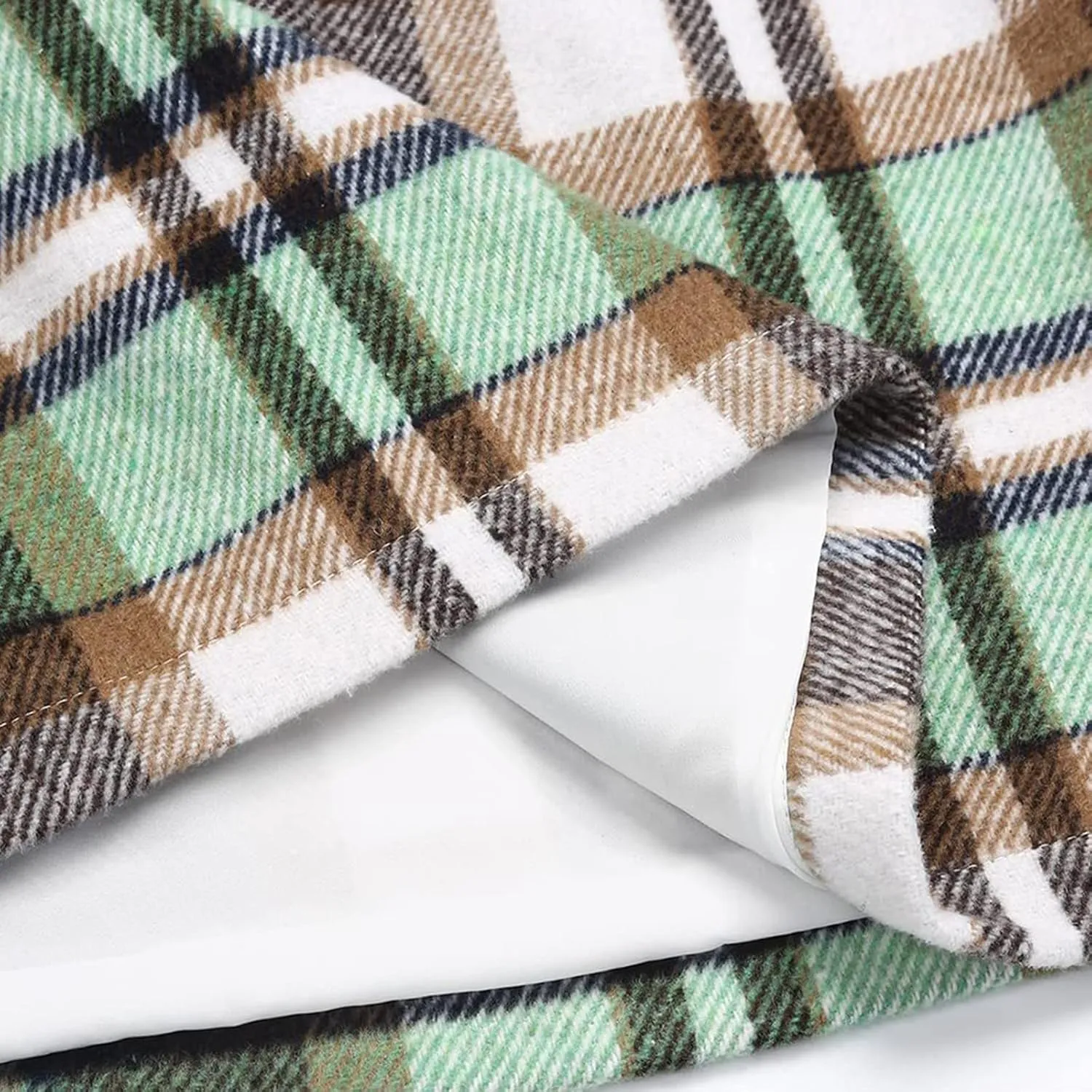 Pencil Skirt for Women Plaid Casual High Waisted Bodycon Mini Skirt Vintage Wool Tweed Plaid Mini Skirt