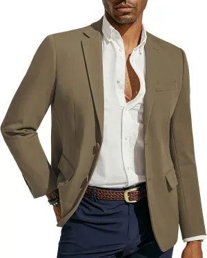 PJ PAUL JONES Men's Casual Blazer Suit Jackets Two Button Stretch Lightweight Sport Coats