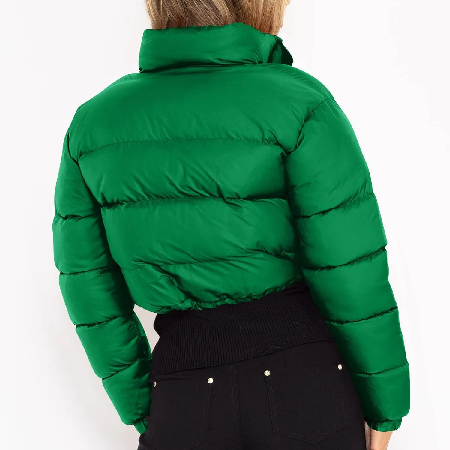 Puffer Jacket Womens Thicken Lightweight Parka Cotton Warm Oversized Fashion Casual Coat 2025 Outfits with Pockets