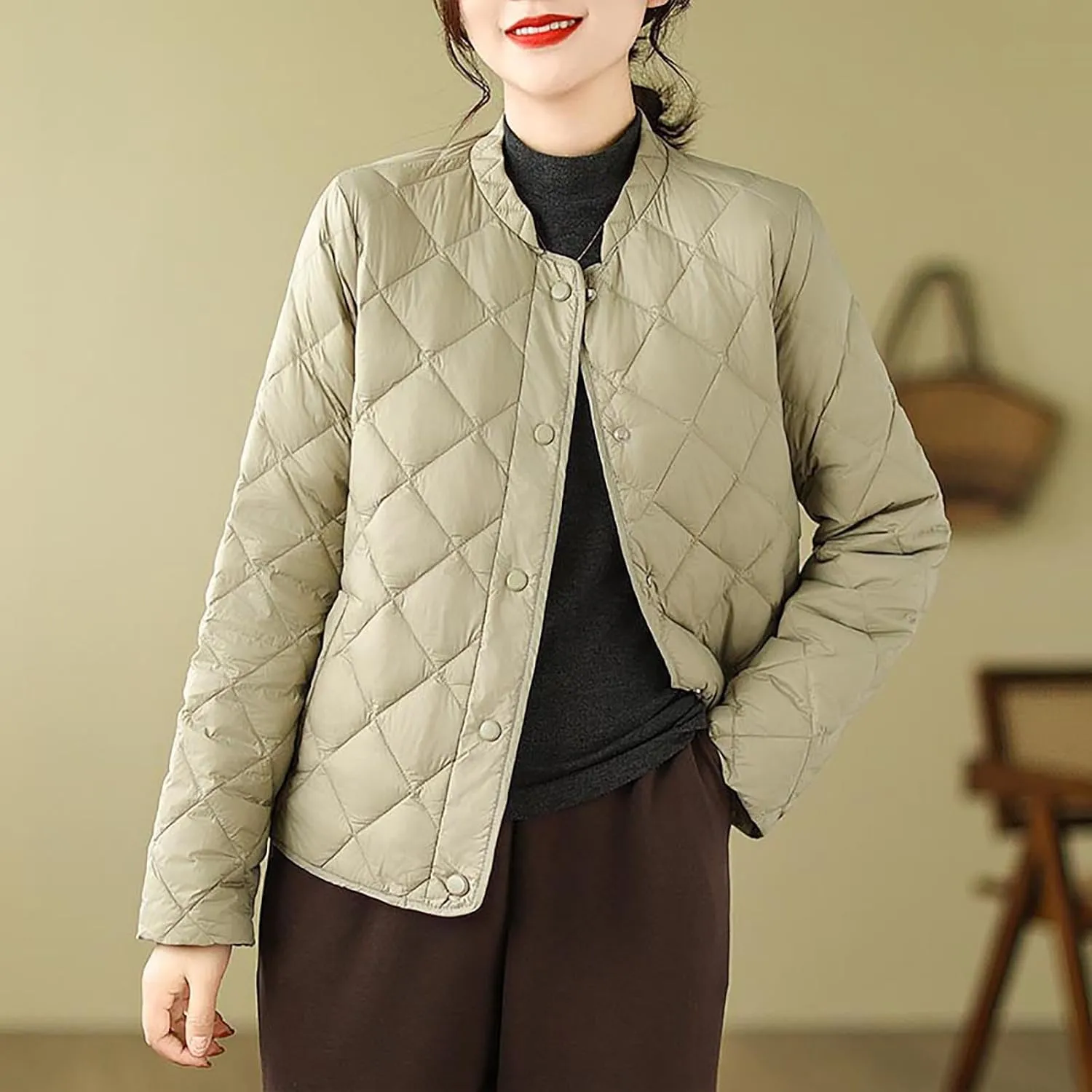 Puffer Jacket Womens Tops Plus Size Zip Up Down Jackets Sherpa Lined Parka Thermal Going Out Winter Hooded Coats