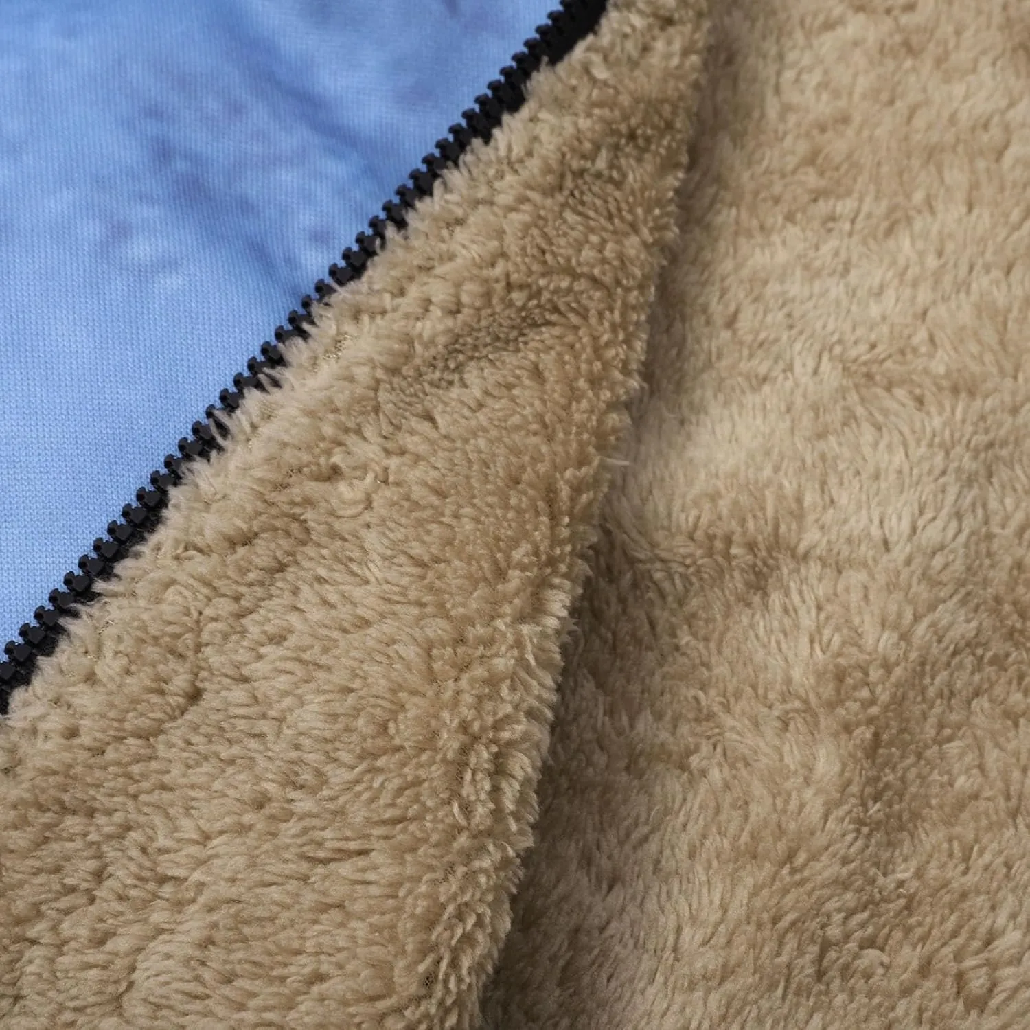 Puffer Jackets for Men Warm Fleece Hooded Sweater Thicken Cotton Coat Mens Puffer Jackets Warm Puffer Jacket