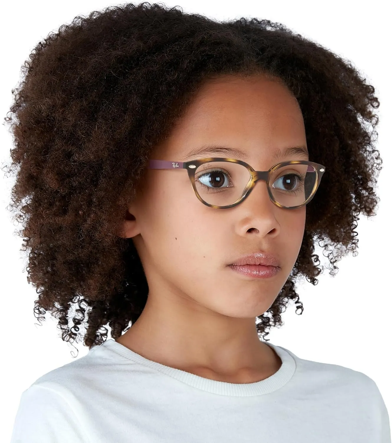 Ray-Ban Girls' Ry1612 Cat Eye Prescription Eyewear Frames