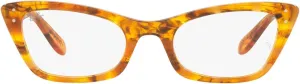 Ray-Ban Women's RX5499 Lady Burbank Cat Eye Prescription Eyewear Frames