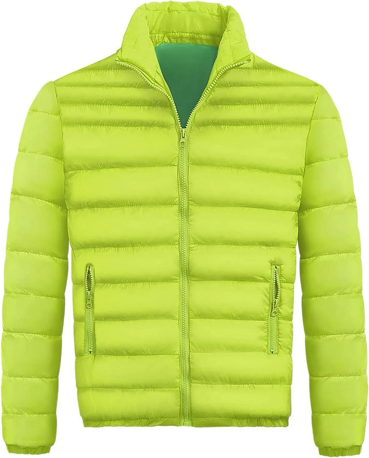 RTRDE Men's Light Puffer Jacket Winter Lightweight Jacket Warm Insulated Windproof Quilted Coat Down, M-2XL
