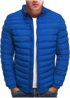 RTRDE Men's Light Puffer Jacket Winter Lightweight Jacket Warm Insulated Windproof Quilted Coat Down, M-2XL