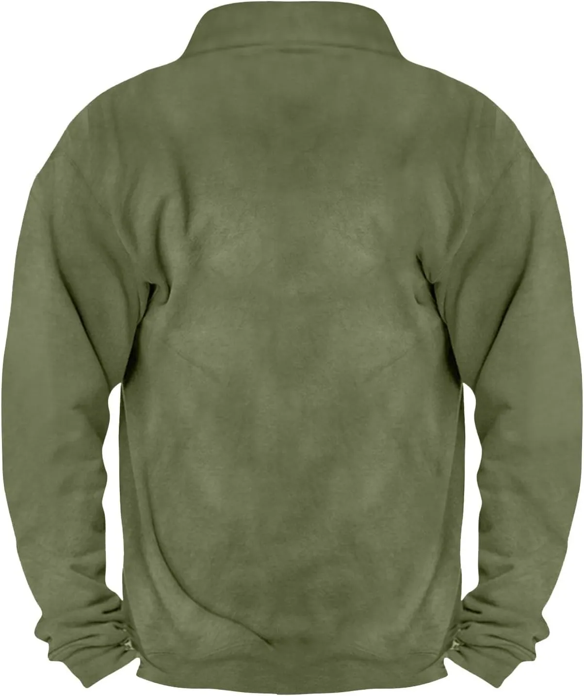 RTRDE Men's Winter Work Sweatshirts Pullover Long Sleeve Fleece Athletic Workout Warm Sweater with Pockets, M-5XL