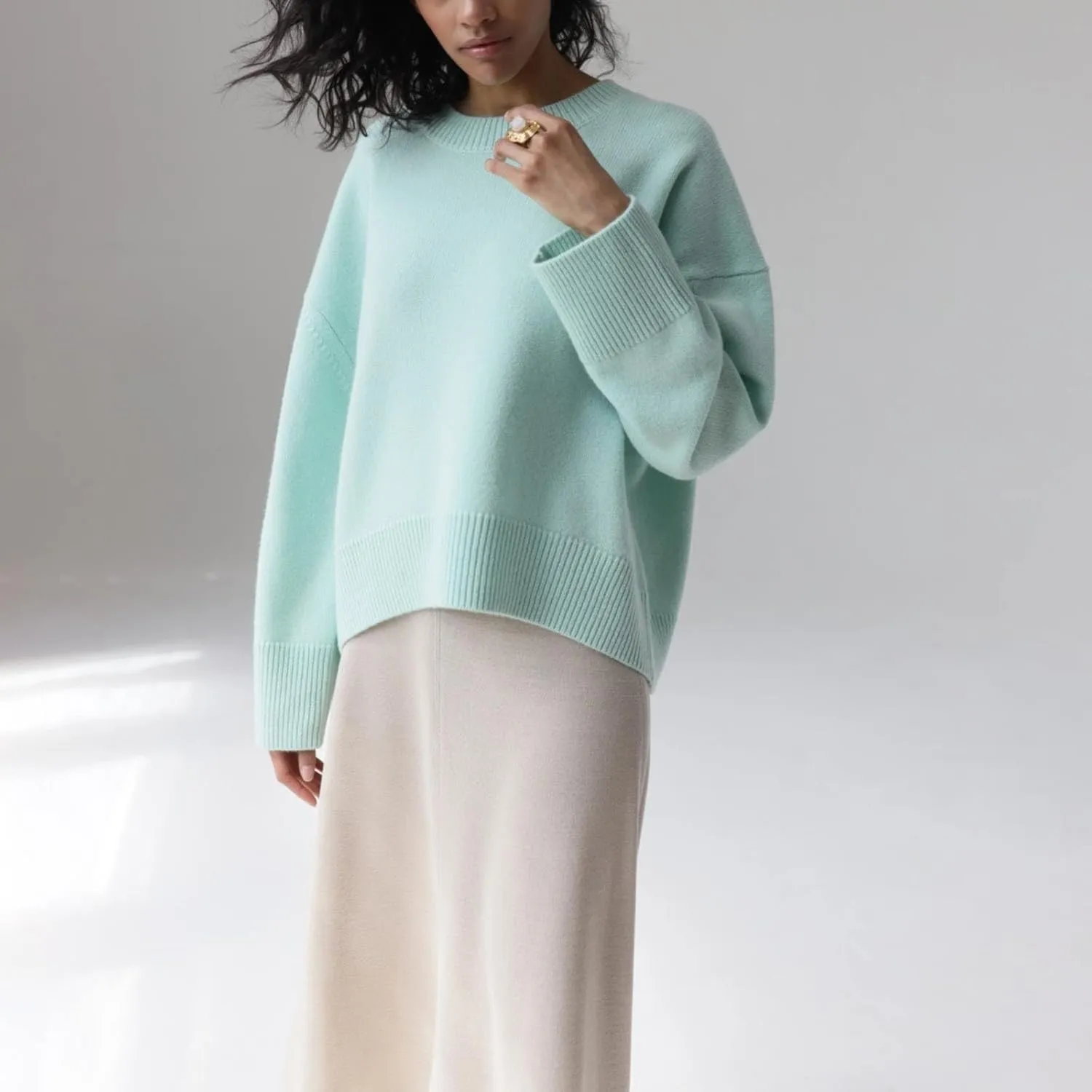 SHAOBGE Womens Sweaters Pullover Sweater Tops for Women Women's Zip Up Sweater Long Batwing Sleeve
