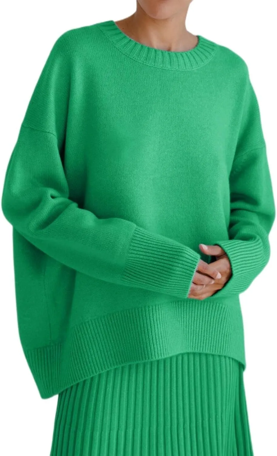 SHAOBGE Womens Sweaters Pullover Sweater Tops for Women Women's Zip Up Sweater Long Batwing Sleeve