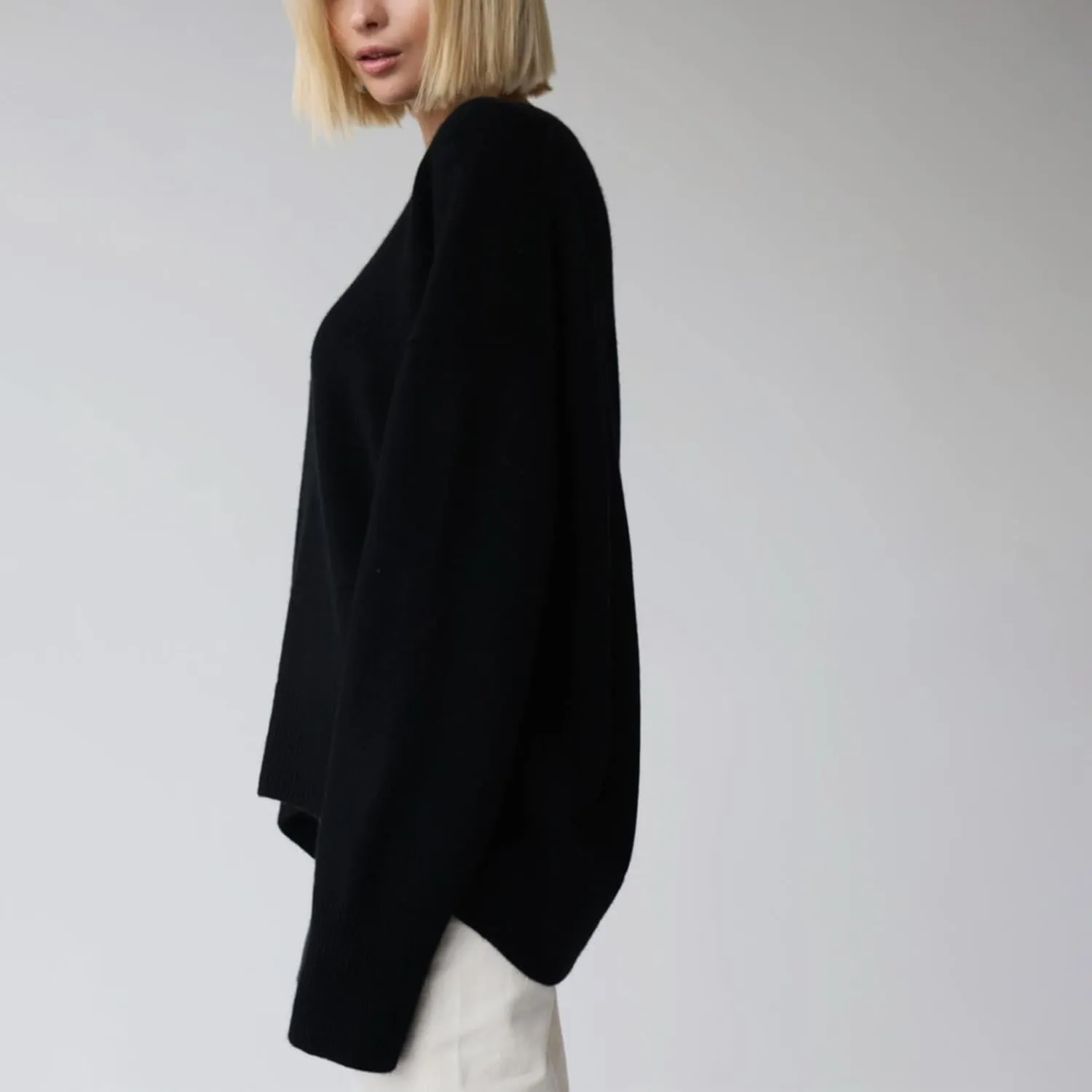 SHAOBGE Womens Sweaters Pullover Sweater Tops for Women Women's Zip Up Sweater Long Batwing Sleeve