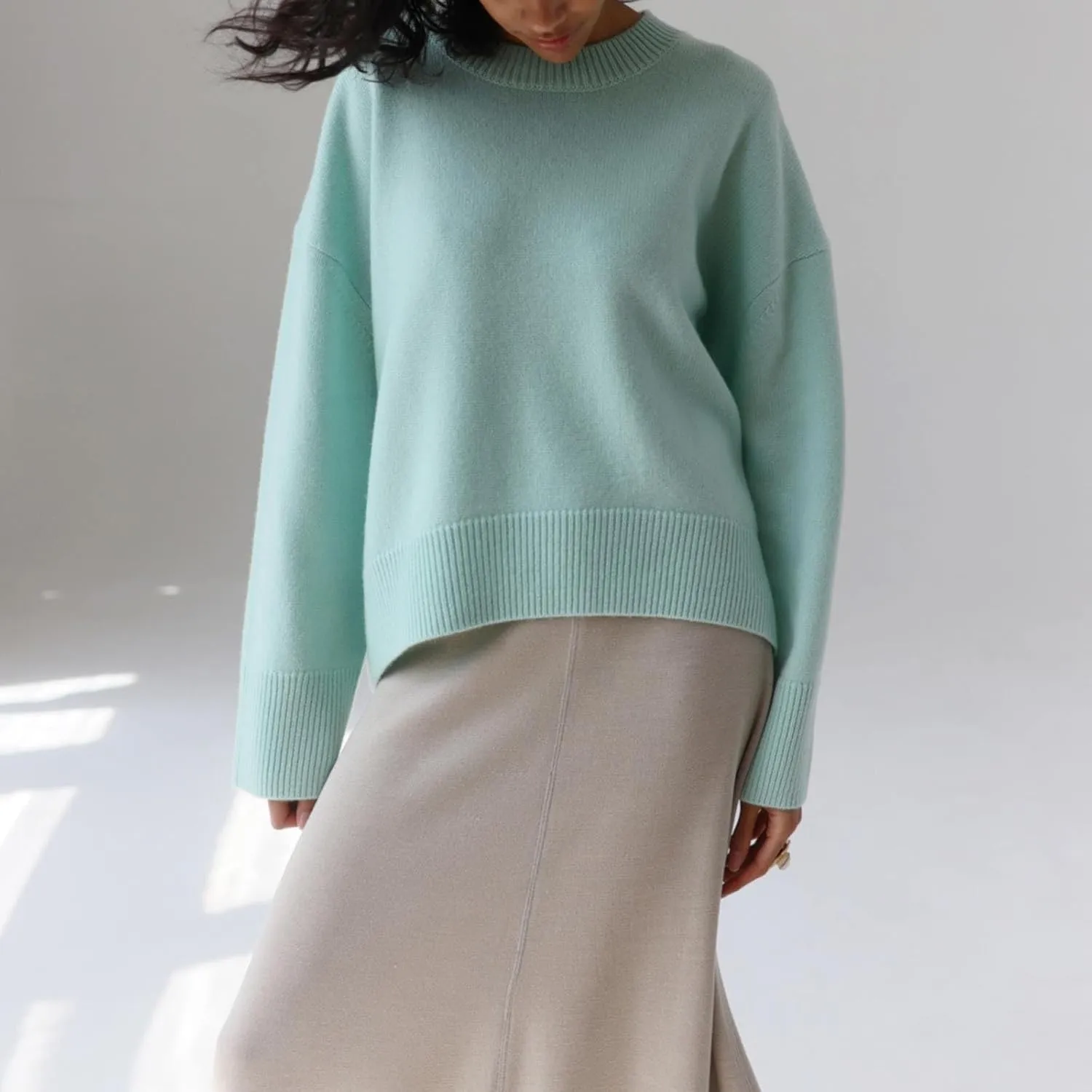 SHAOBGE Womens Sweaters Pullover Sweater Tops for Women Women's Zip Up Sweater Long Batwing Sleeve