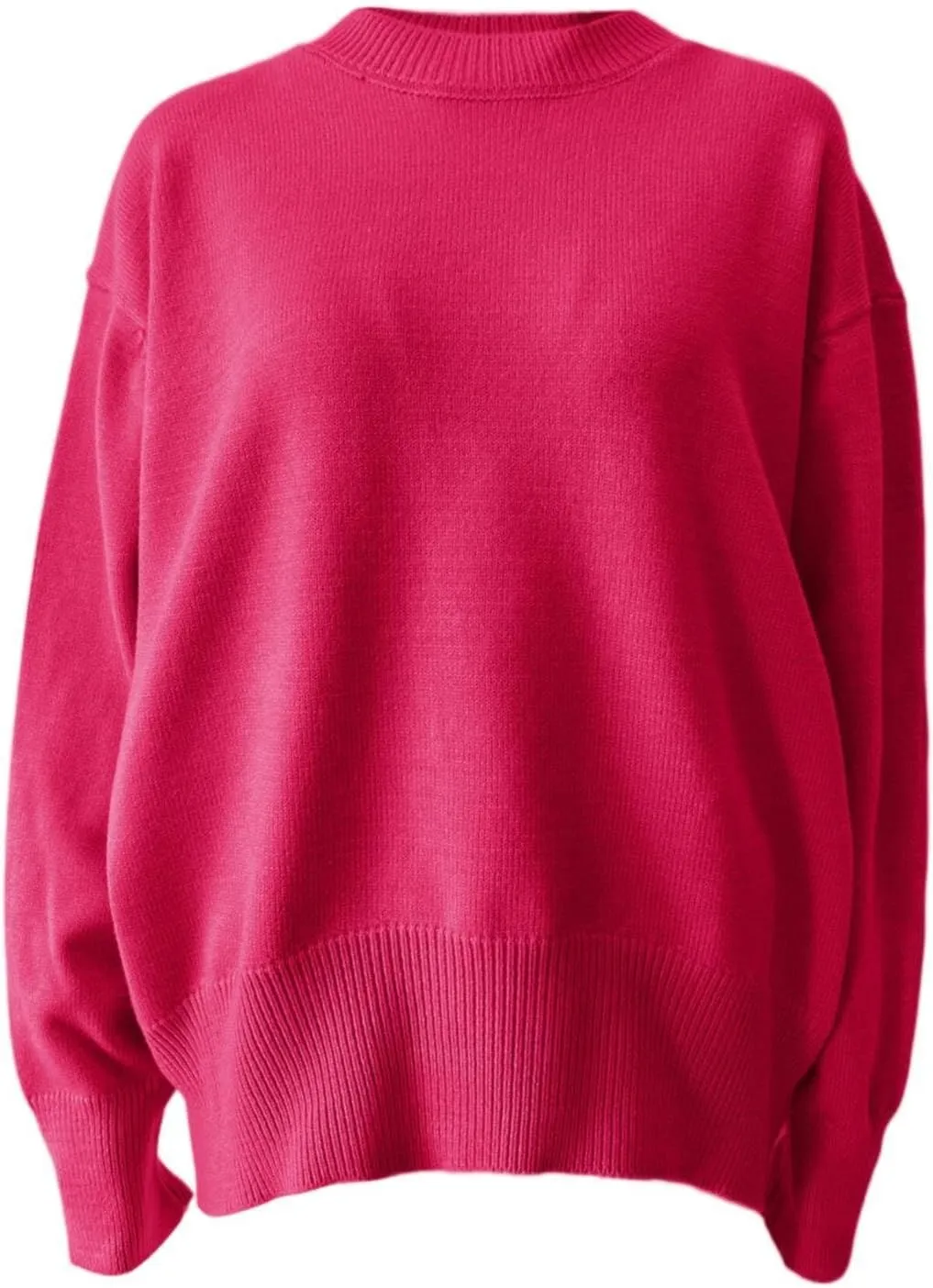 SHAOBGE Womens Sweaters Pullover Sweater Tops for Women Women's Zip Up Sweater Long Batwing Sleeve