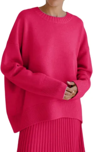 SHAOBGE Womens Sweaters Pullover Sweater Tops for Women Women's Zip Up Sweater Long Batwing Sleeve