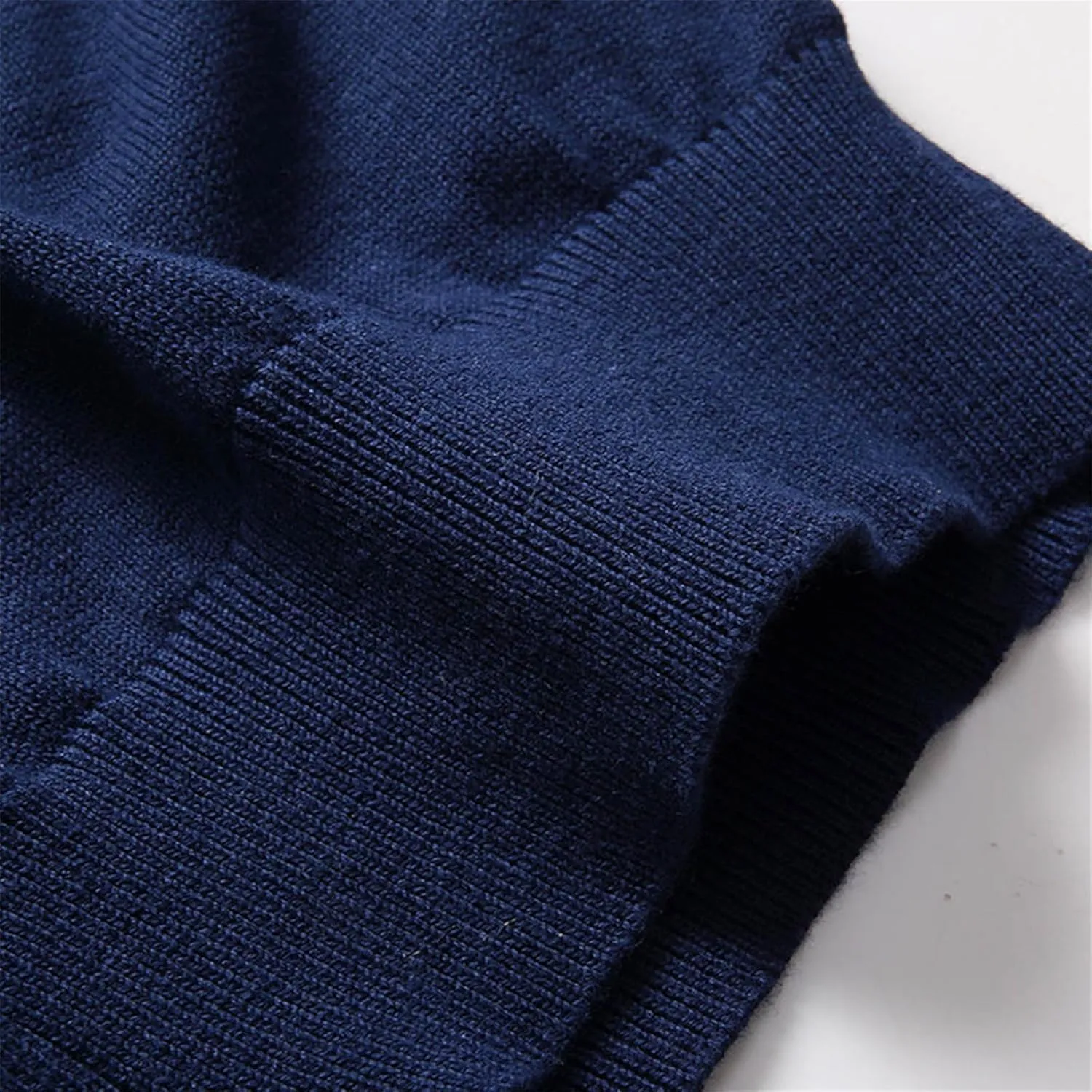 Sweater Men V-Neck Solid Slim Fit Knitting Sweaters Cardigan Autumn Casual Tops
