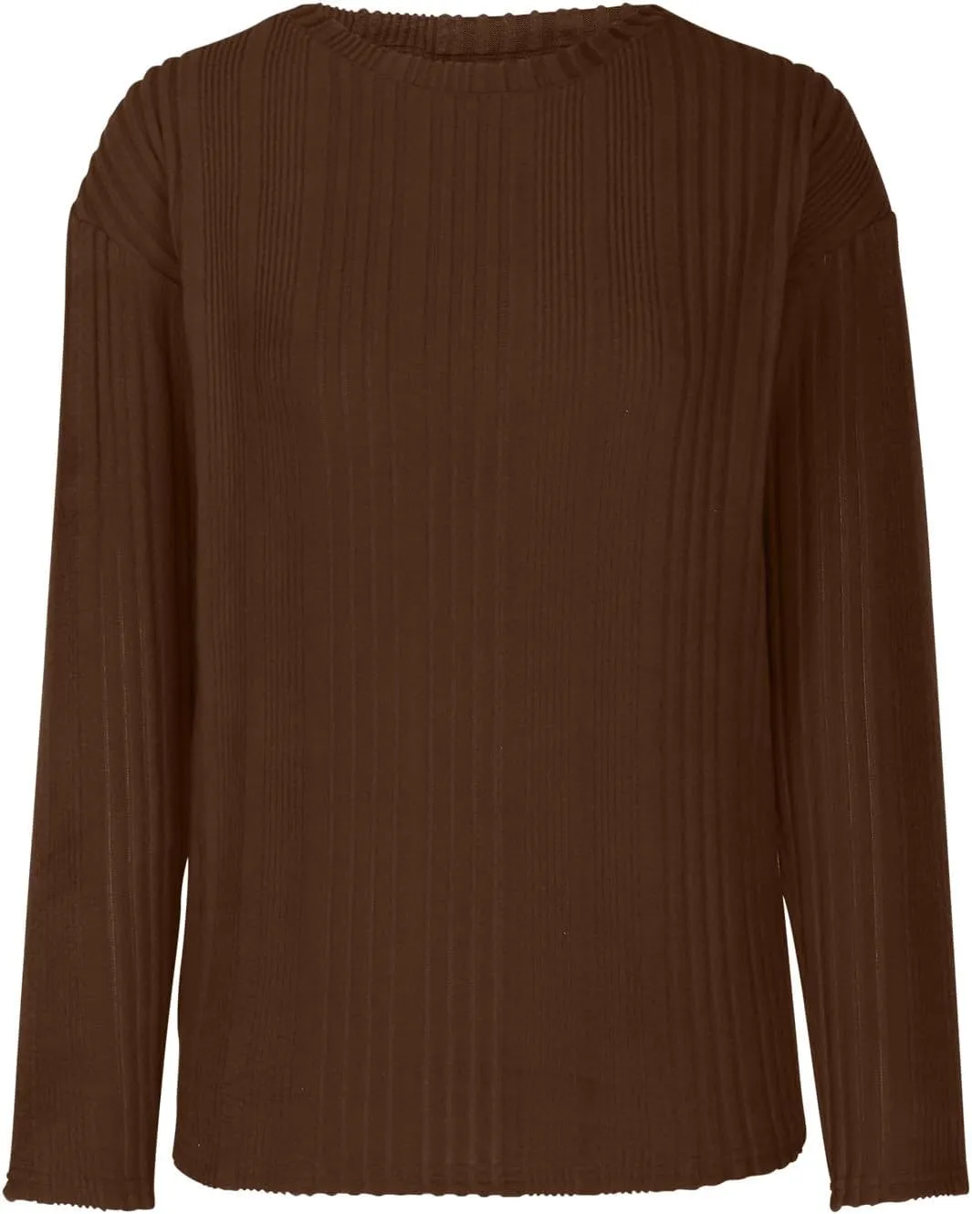 Sweatshirts for Women Crew Neck Long Sleeve Plain Color Fashion Casual Tops Breathable Classic Pullover Outdoors
