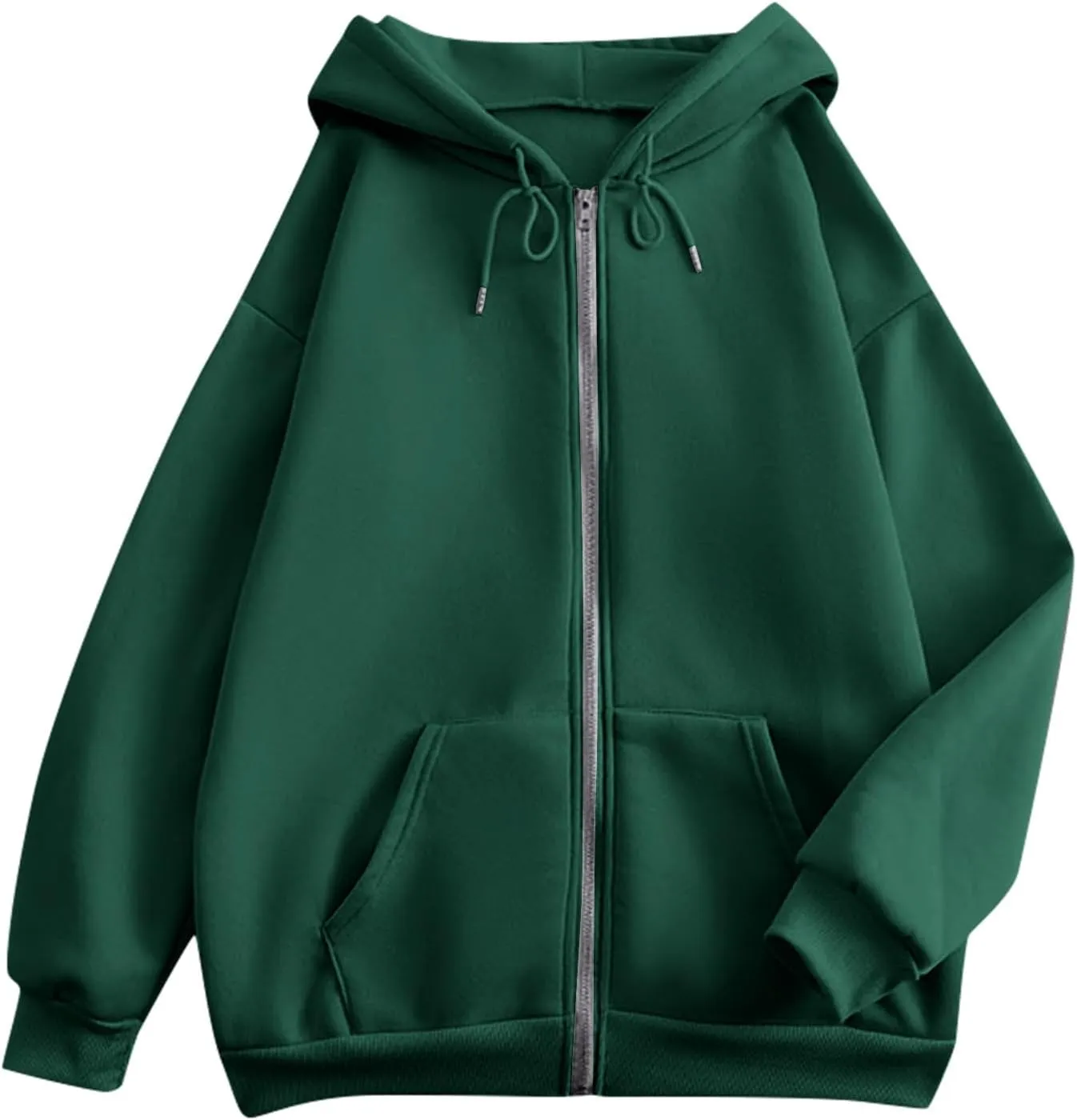 Sweatshirts for Women Womens Fashion Women Zip Up Hoodies Oversized Sweatshirts Casual 2024 Fall Jacket with Pockets
