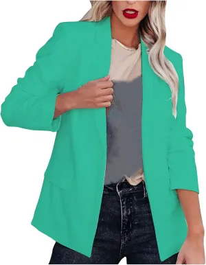 TARIENDY Fall Blazers for Women 2025 Womens Business Casual Blazers Long Sleeve Jackets Lightweight Open Front Cardigan