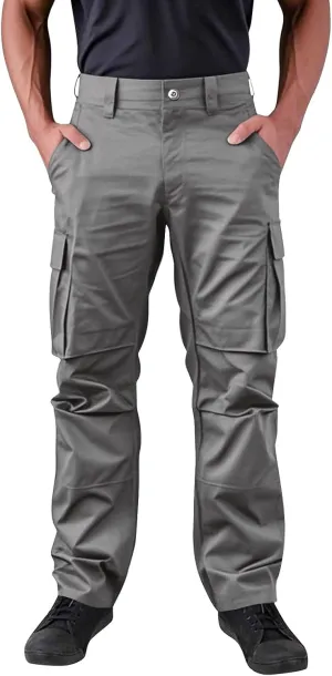 WENKOMG1 Mens Cargo Pants Water Resistance Multi Pockets Multi Functional Rip Stop Outdoor Military Combat Pants