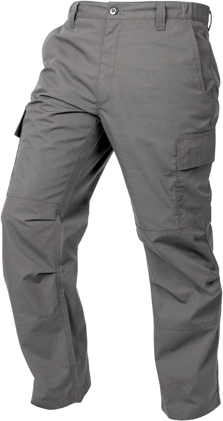WENKOMG1 Mens Cargo Pants Water Resistance Multi Pockets Multi Functional Rip Stop Outdoor Military Combat Pants