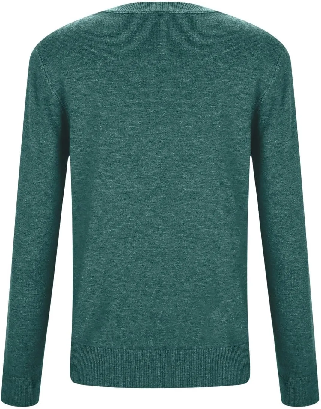 Women Cropped Pullover Sweatshirt Solid Crewneck Long Sleeve Knitted Pullover Sweater Casual Loose Fit Outfits