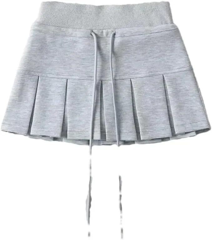 Women Pleated Mini Skirt Pencil Skirts for Work