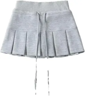 Women Pleated Mini Skirt Pencil Skirts for Work