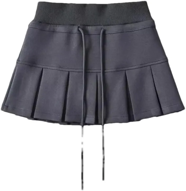 Women Pleated Mini Skirt Pencil Skirts for Work