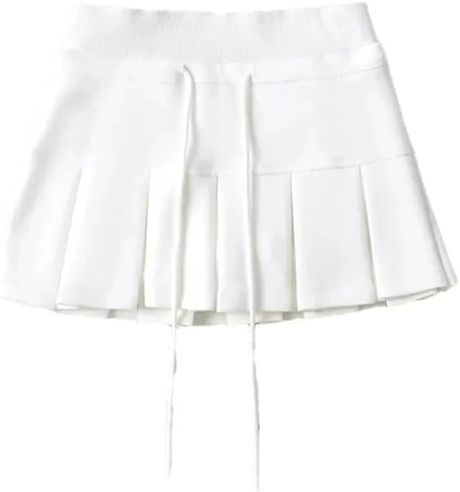 Women Pleated Mini Skirt Pencil Skirts for Work