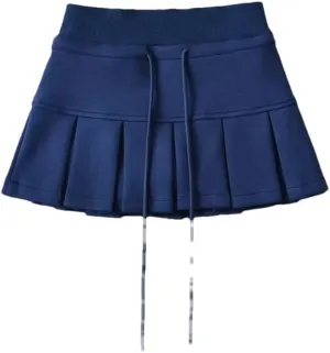 Women Pleated Mini Skirt Pencil Skirts for Work