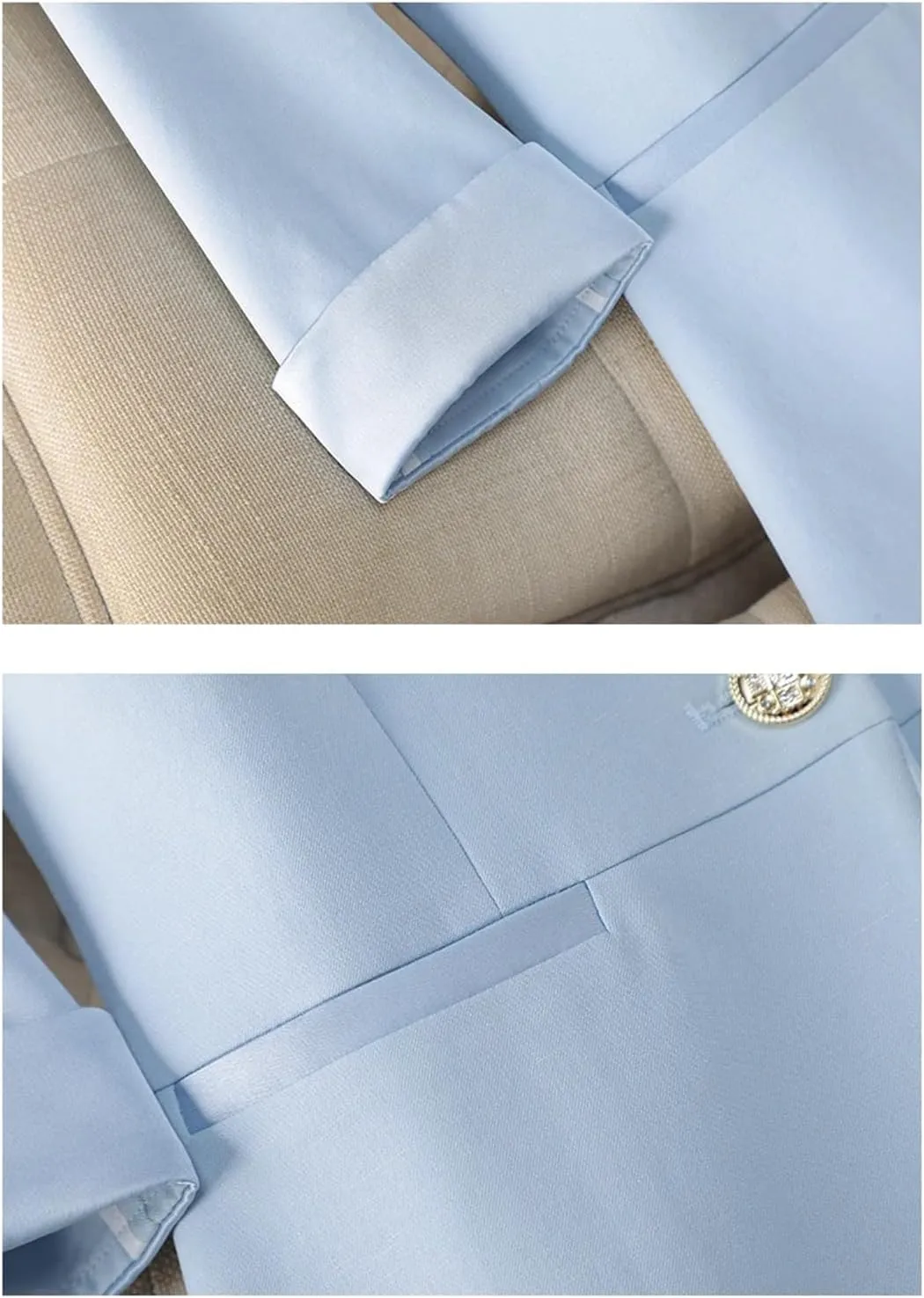 Women Summer Blazer Office Ladies Suit Jackets Half Sleeve Slim Work Business Blazer