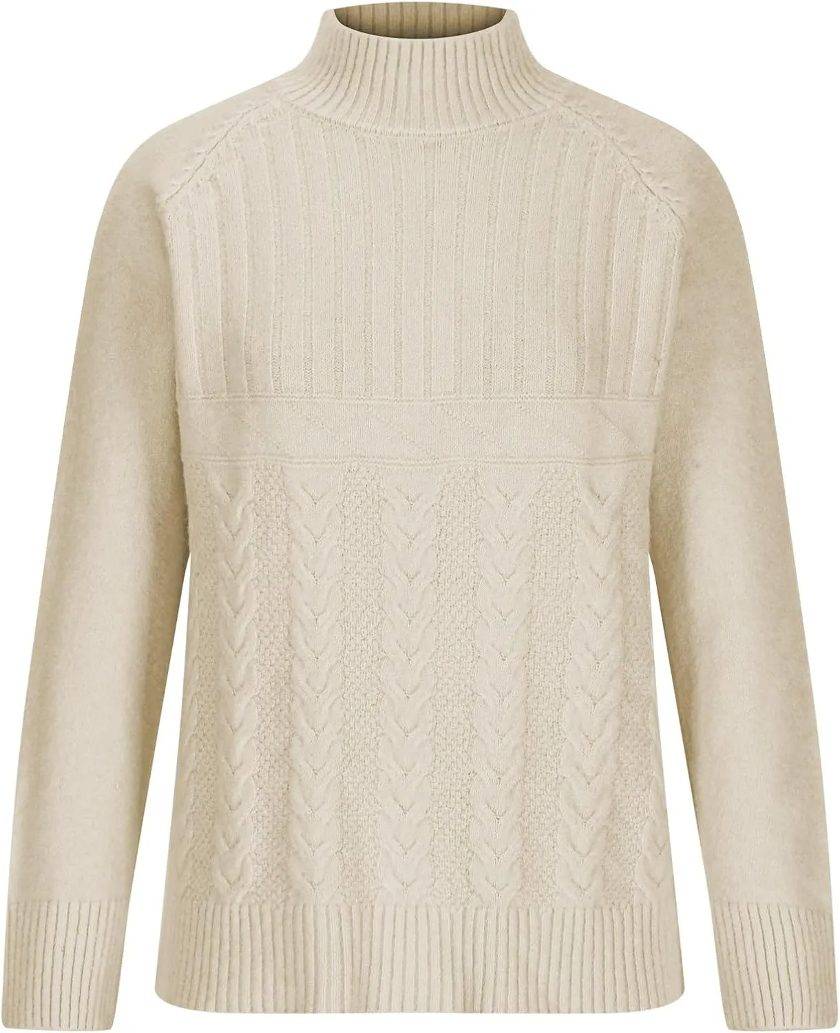 Women Sweaters Fall Winter Pullovers Turtleneck Oversized Sweater Long Sleeve Knit Top Warm Basic Pullover Sweaters
