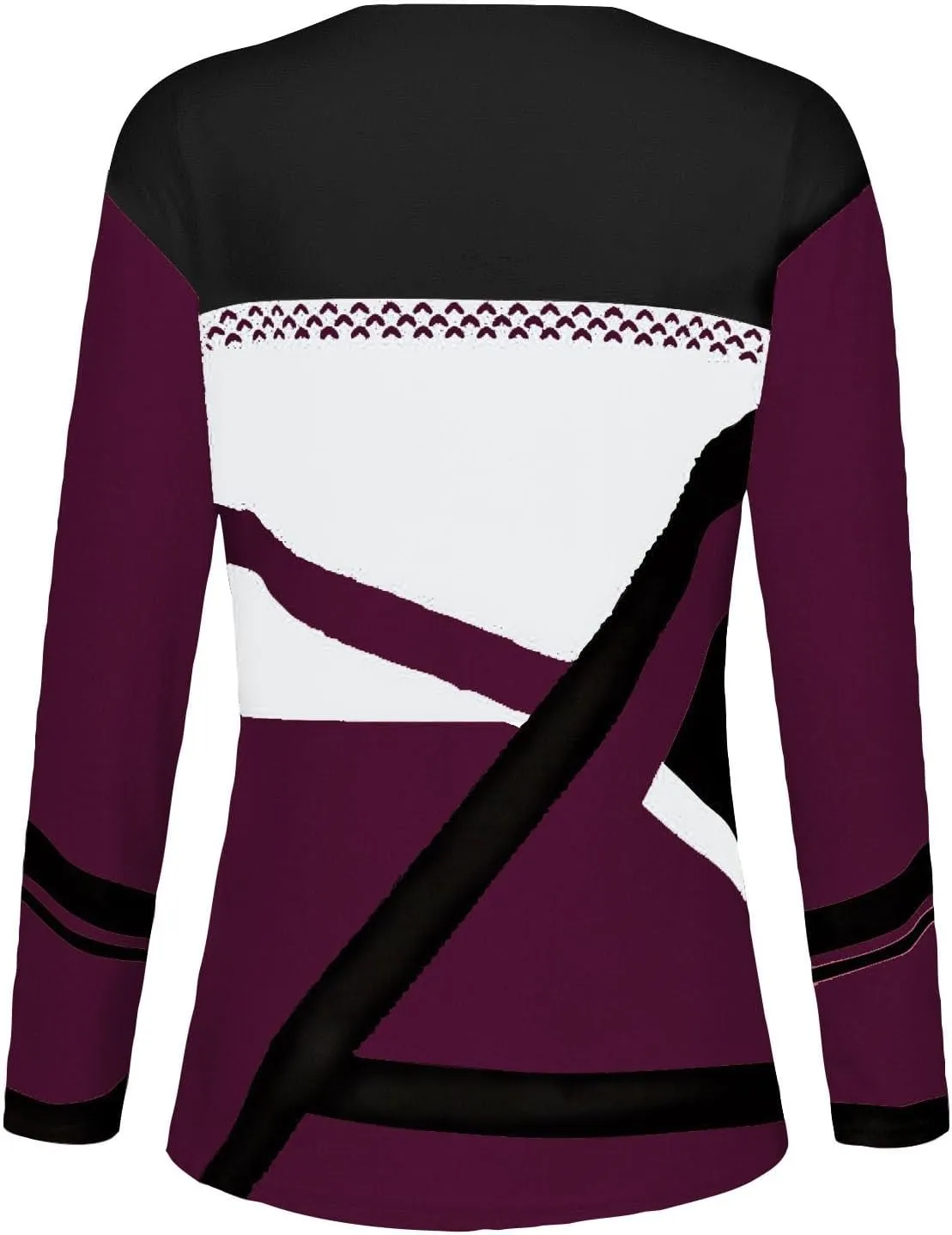Women Trendy Colors Block Sweatshirt Long Sleeve Crewneck Shirts for Spring Fall Winter Tops 2025 Fit Casual Blouses
