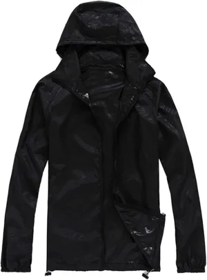 Women Waterproof Lightweight Rain Jacket Trendy Oversized Windbreaker Breathable Raincoats Hooded Zip Up Casual Coats
