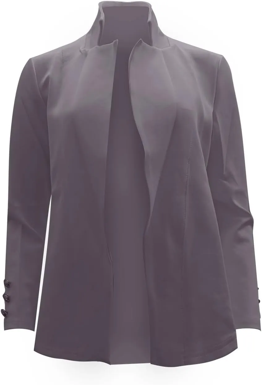 Women's Blazers & Suit Jackets Business Women Cardigan Buttonn Cute Winter Cardigan Fitted Herringbone Tops