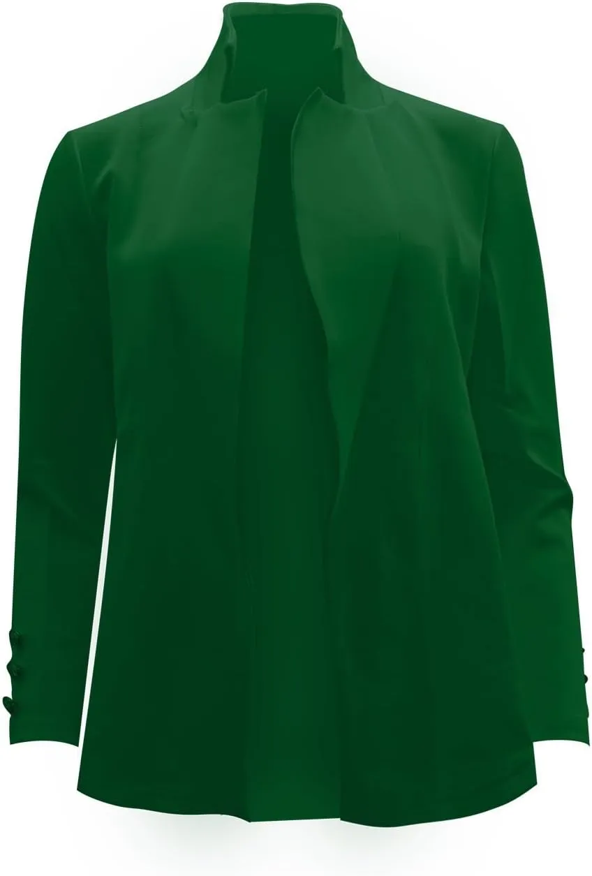 Women's Blazers & Suit Jackets Business Women Cardigan Buttonn Cute Winter Cardigan Fitted Herringbone Tops