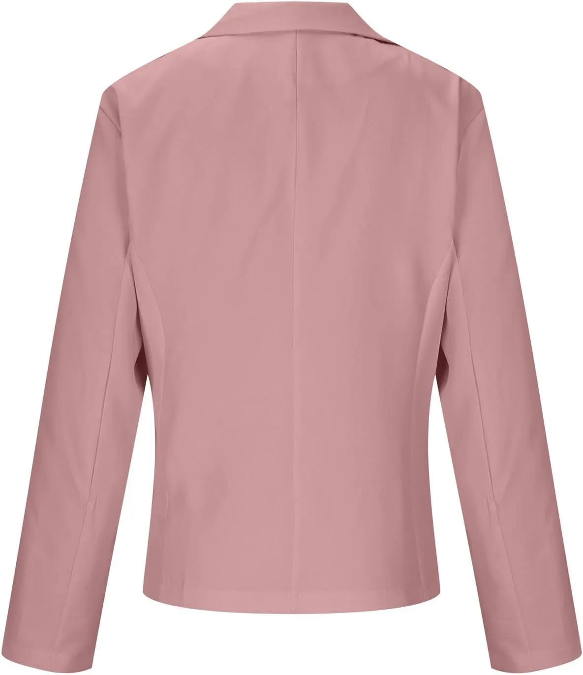 Women's Business Casual Blazer Long Sleeve Jacket Tops Button Down Lapel Lounge Suit Coat Spring Office Work Clothes