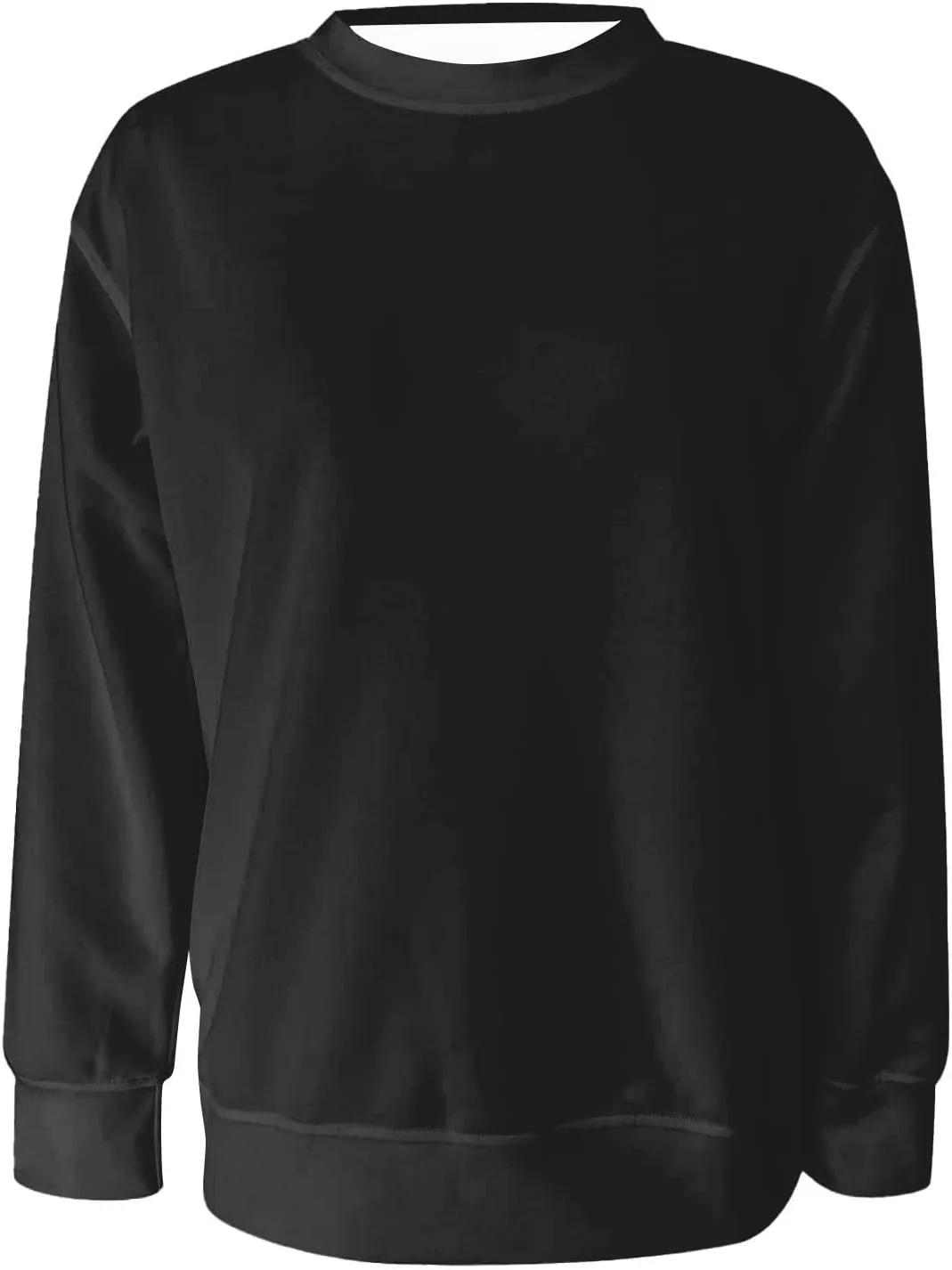 Women'S Crewneck Sweatshirts No Hood Fall Long Sleeve Shirts Dressy Casual Gradient Color Sweatshirts Pullover Cute