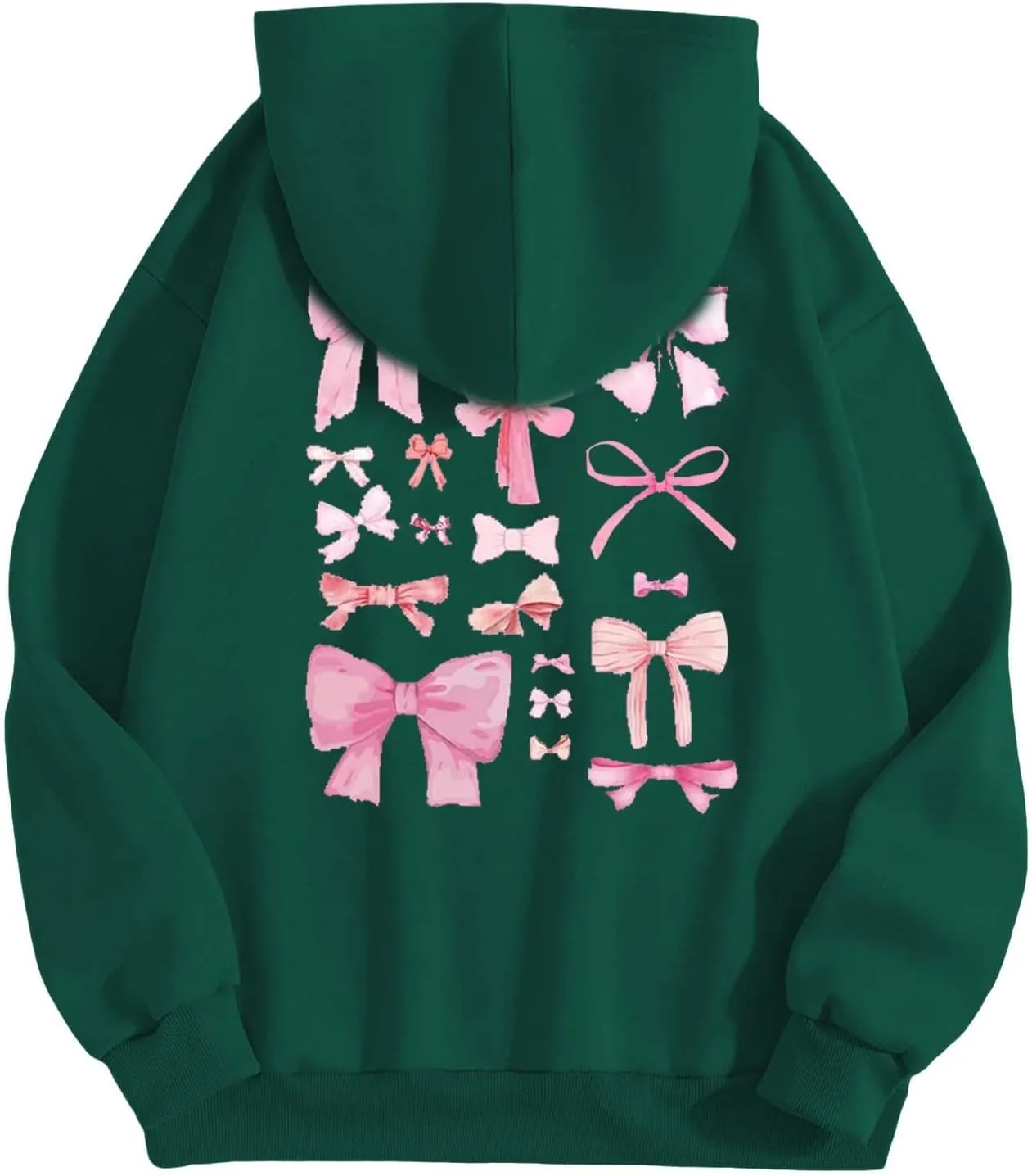 Women's Fashion Sweatshirts Loose Fit Printed Oversized Hooded Pullover Sweatshirts Outdoor Workout Hoodie with Pocket