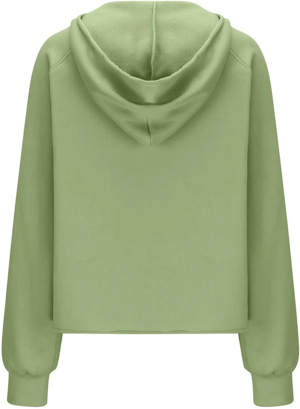 Women's Half Zip Cropped Hoodies Fall Fleece Hooded Pullover Long Sleeve Loose Sweatshirt 2025 Winter Trendy Outfits