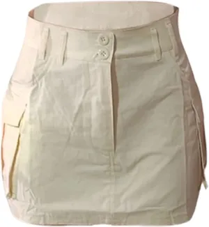 Women's Mini Skirt Women Casual High Waist Mini Skirt Bodycon Pleated Skirts Holiday Dress A Line Skirts with